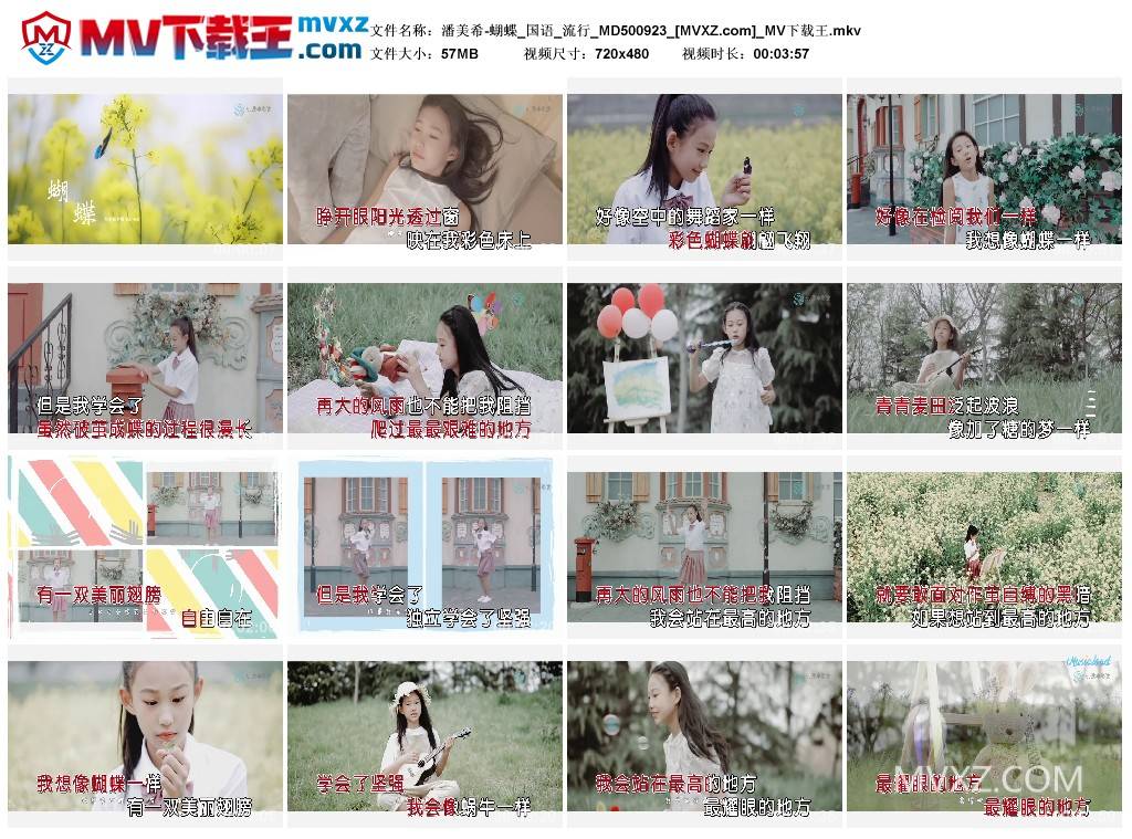 潘美希-蝴蝶_国语_流行_MD500923